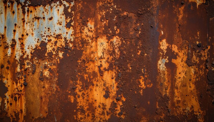 Rusty Texture: A detailed close-up reveals the raw beauty of rusted metal. The intricate patterns and vibrant colors of rust create a striking visual.