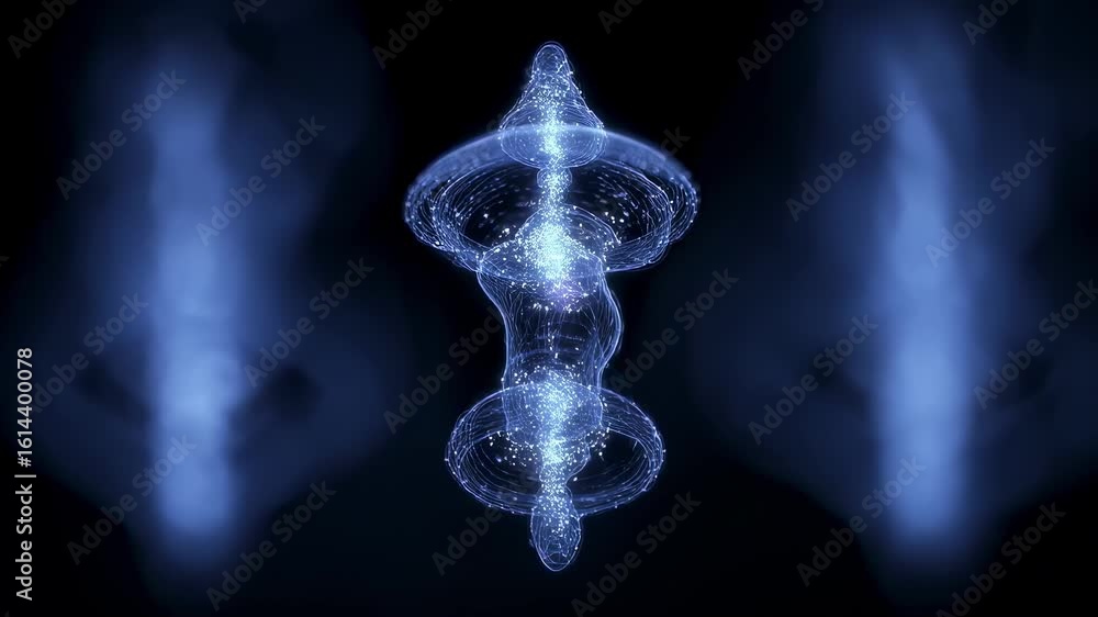 Aufkleber animated sequence highlighting abnormal movement of inner ear crystals disrupting vestibular signals