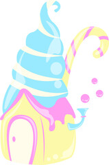 Colorful Cartoon Candy Illustration