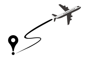 flight destination route