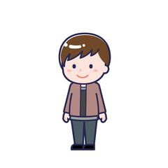 私服の10代／ななめ／男性 09