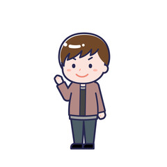 私服の10代／ななめ／男性 12