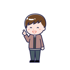 私服の10代／ななめ／男性 13