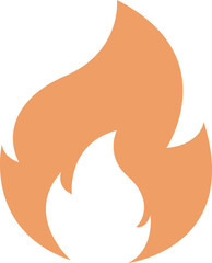 불 모양 일러스트 a fire-shaped illustration