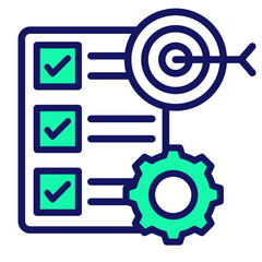 Action Plan  Icon Element For Design
