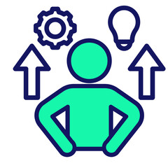 Professional Development  Icon Element For Design

