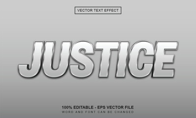 Justice text effect