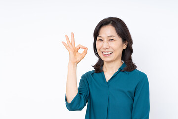 ミドル女性のポートレート