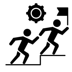 Lead By Example  Icon Element For Design
