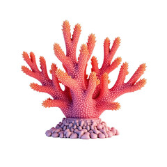 Obraz premium Detailed illustration of a coral reef structure.