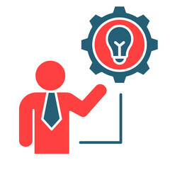 Skill Building  Icon Element For Design
