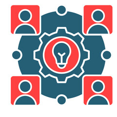 Knowledge Sharing  Icon Element For Design
