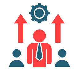 Leadership Development  Icon Element For Design
