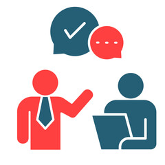 Communication Skills  Icon Element For Design
