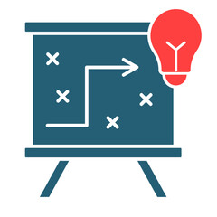 Strategic Planning  Icon Element For Design
