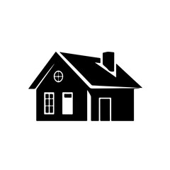 House Icons - Monochrome Home Symbols. Discover this versatile collection of black and white house icons, perfect for a wide range of design projects