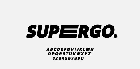 Modern Bold Font. Fat Font Italic Uppercase. Editable vector lettering. Poster design, typography, and other graphic design needs.	Sport and Technology.
