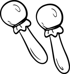 Islamic hand-drwan element

