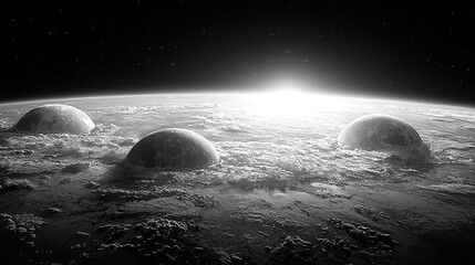 Earth Global Black and White Set for Minimalist, World Map, and Monochrome Design Concepts

