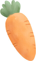Cute easter carrot

