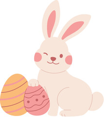 Easter Rabbit With Egg


