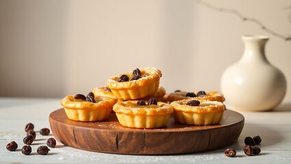 Flaky Raisin Butter Tarts with a Buttery, Golden Crust
