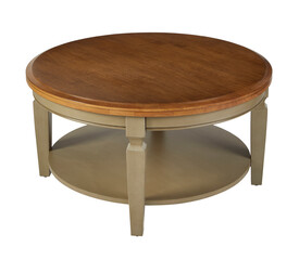 Wooden Texture Dining Single Table On PNG Transparent Background. Cut-Out Clipping Path With Adobe...