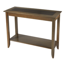 Wooden Texture Dining Single Table On PNG Transparent Background. Cut-Out Clipping Path With Adobe...