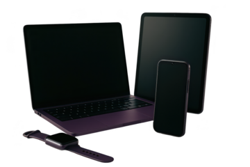 A collection of modern electronic devices.