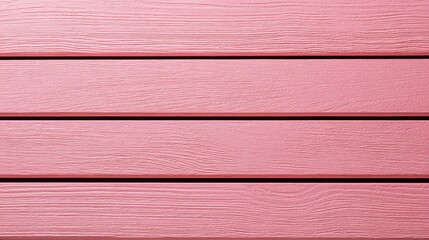 Close-up view of painted wood planks in a light pink hue.