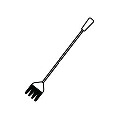Naklejka premium weeder vector illustration