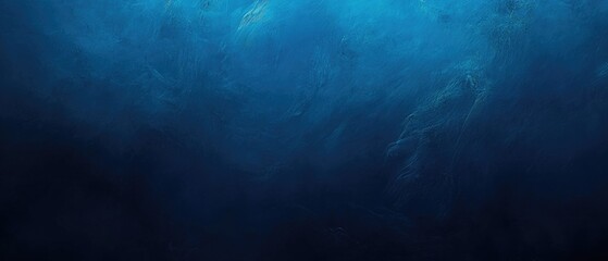 Fototapeta premium Deep, dark ocean depths. A view into the watery abyss, showcasing swirling, cloudy blues and blacks