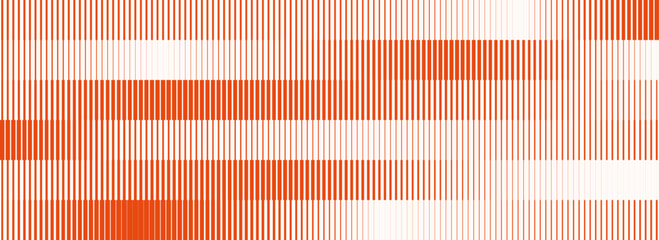 Striped halftone gradient texture. Fading line gradation background. Repeating strip pattern backdrop. Orange red parallel lines wallpaper. Vector halfton patern overlay. Doppler effect concept © vika_k