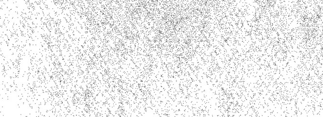 Abstract grain texture. Stipple gritty noise background. Distress dust particle overlay. Grunge dotted textile backdrop. Sand stone speckles and granules wallpaper. Vector dot work gritty specks