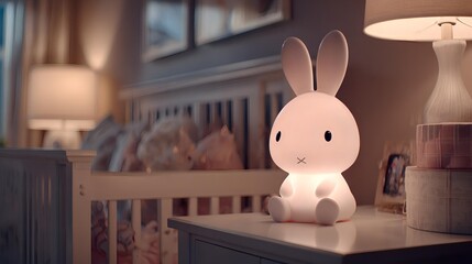 Soft pastel baby room decor