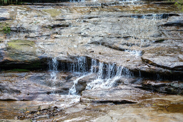 Beautiful Waterfalls near Katoomba in the Blue Mountains in NSW, Australia during the day