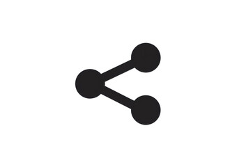 Abstract representation of connectivity with circular nodes and lines on a black background