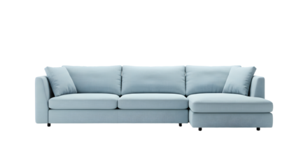 Modern Light Blue Sofa for Living Room Interior Design