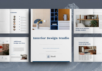 Interior Design Studio Brochure Layout