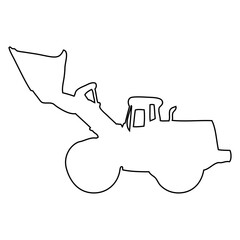 Front Loader icon line_1