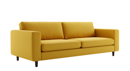Modern Yellow Sofa for Living Room | Comfortable Home Furniture