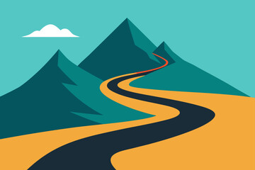 road in the mountains