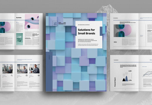 Small Business Promo Brochure Layout