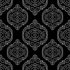 pattern batik flower damask ethnic boho ikat texture tribal geometric background