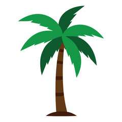 white-background-on-plam-tree.eps