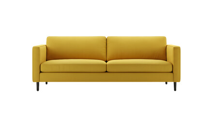 Modern Yellow Sofa for Living Room Decor, Comfortable Couch, Interior Design, Lounge Furniture, Home Decor