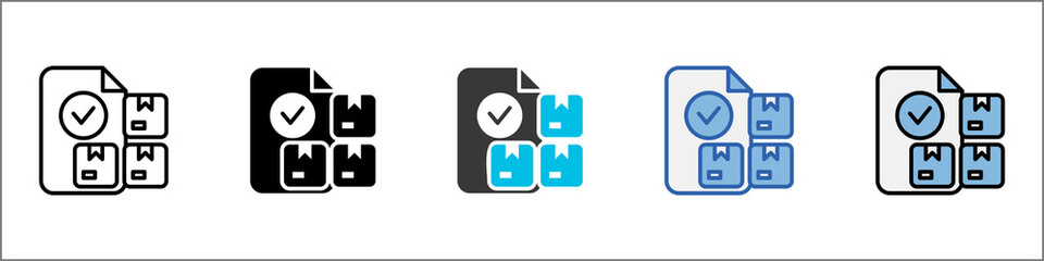 Stock Icon Pack Multistyle Illustration