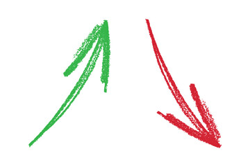 Hand drawn arrow symbol. Business clipart. Single element for design