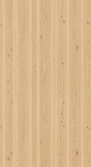 Naklejka premium 8K Seamless Light Birch Wood Texture - Smooth Vertical Grain with Soft Warm Tones (9:16 Aspect Ratio).