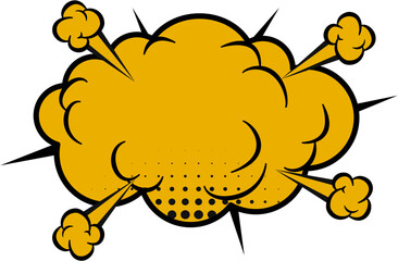 Cartoon Explosion Cloud 